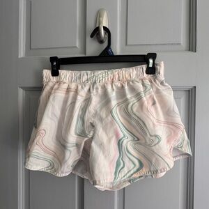 Old Navy Women's Athletic Shorts - Pink and Green Marble
